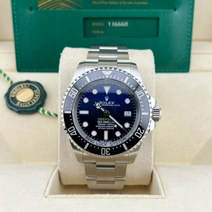 ETA025- Rolex Sea-Dweller Deepsea D-Blue James Cameron 126660 3135