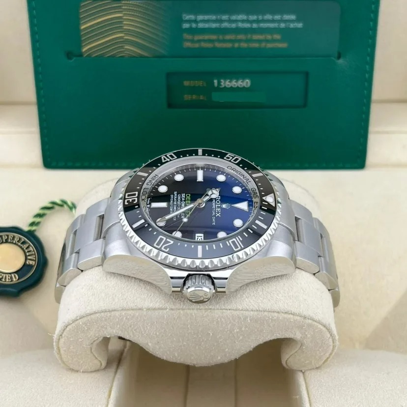 ETA025- Rolex Sea-Dweller Deepsea D-Blue James Cameron 126660 3135