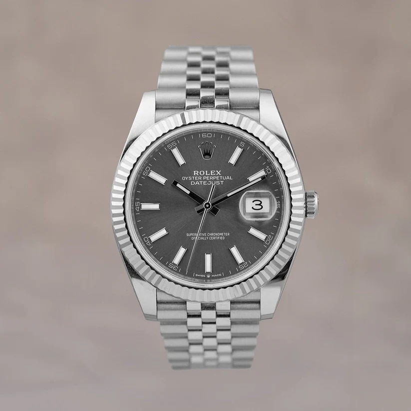 ETA066- Rolex Datejust Rhodium 126334 3235