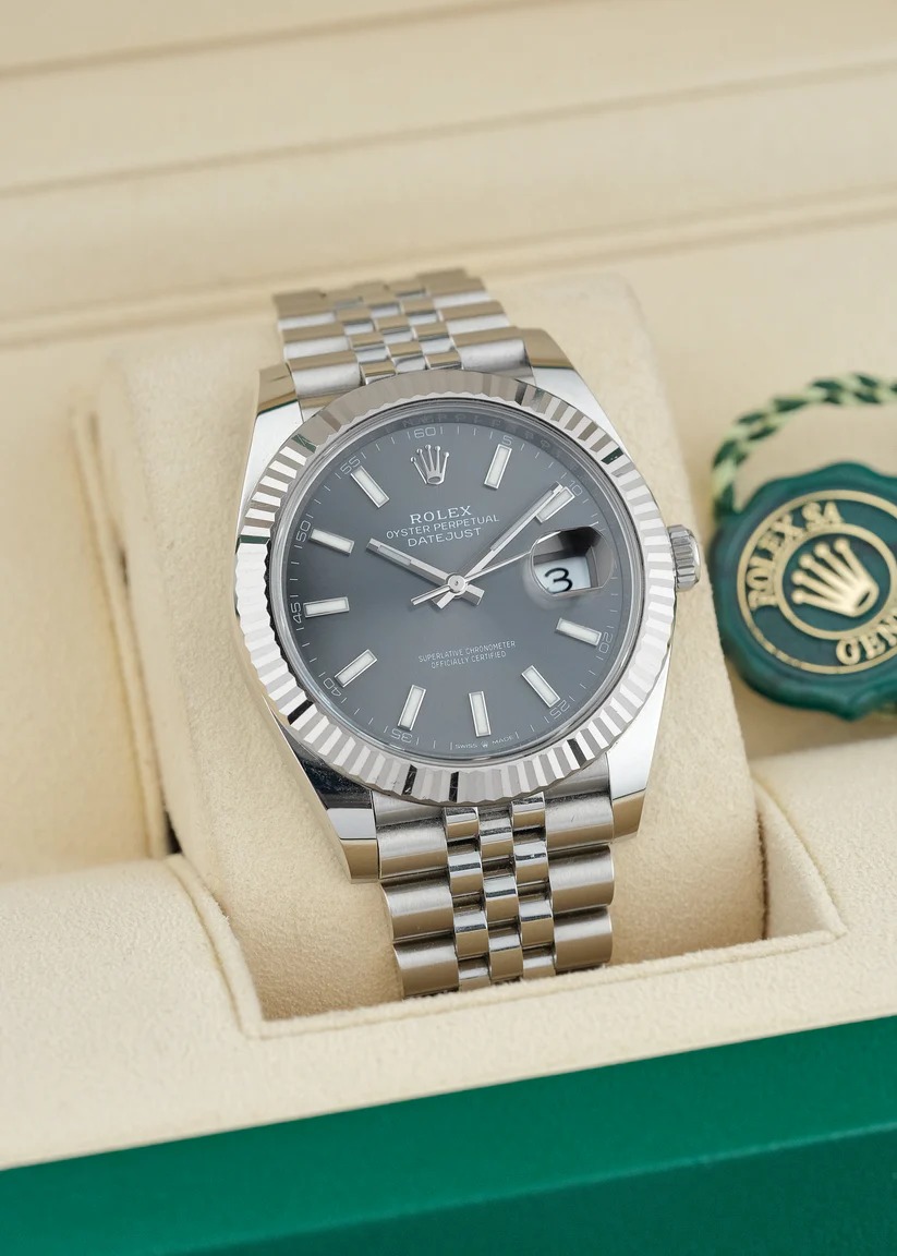 ETA066- Rolex Datejust Rhodium 126334 3235