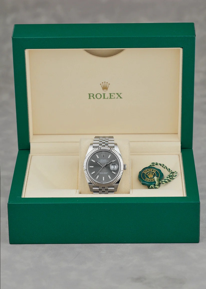 ETA066- Rolex Datejust Rhodium 126334 3235