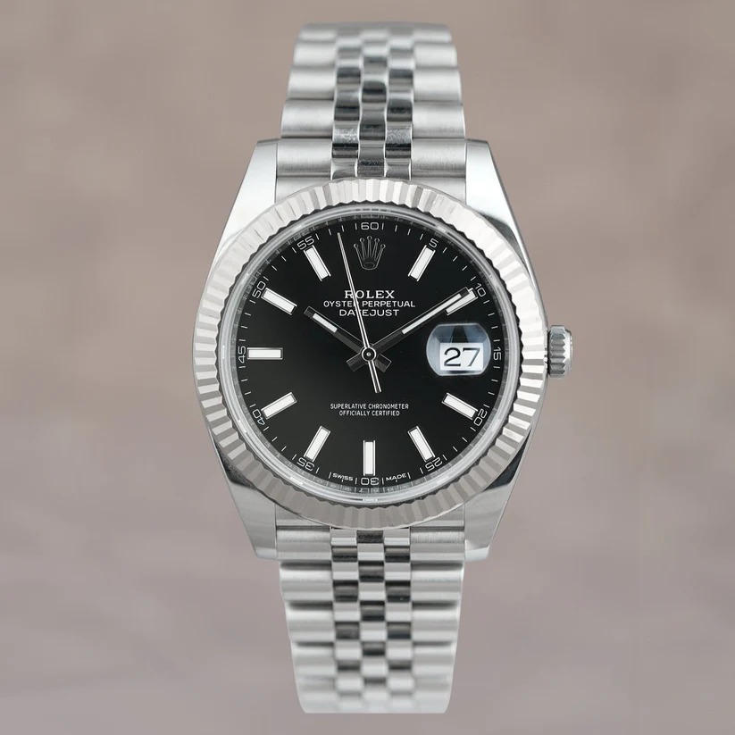 ETA067- Rolex Datejust Black Dial 126334 3235