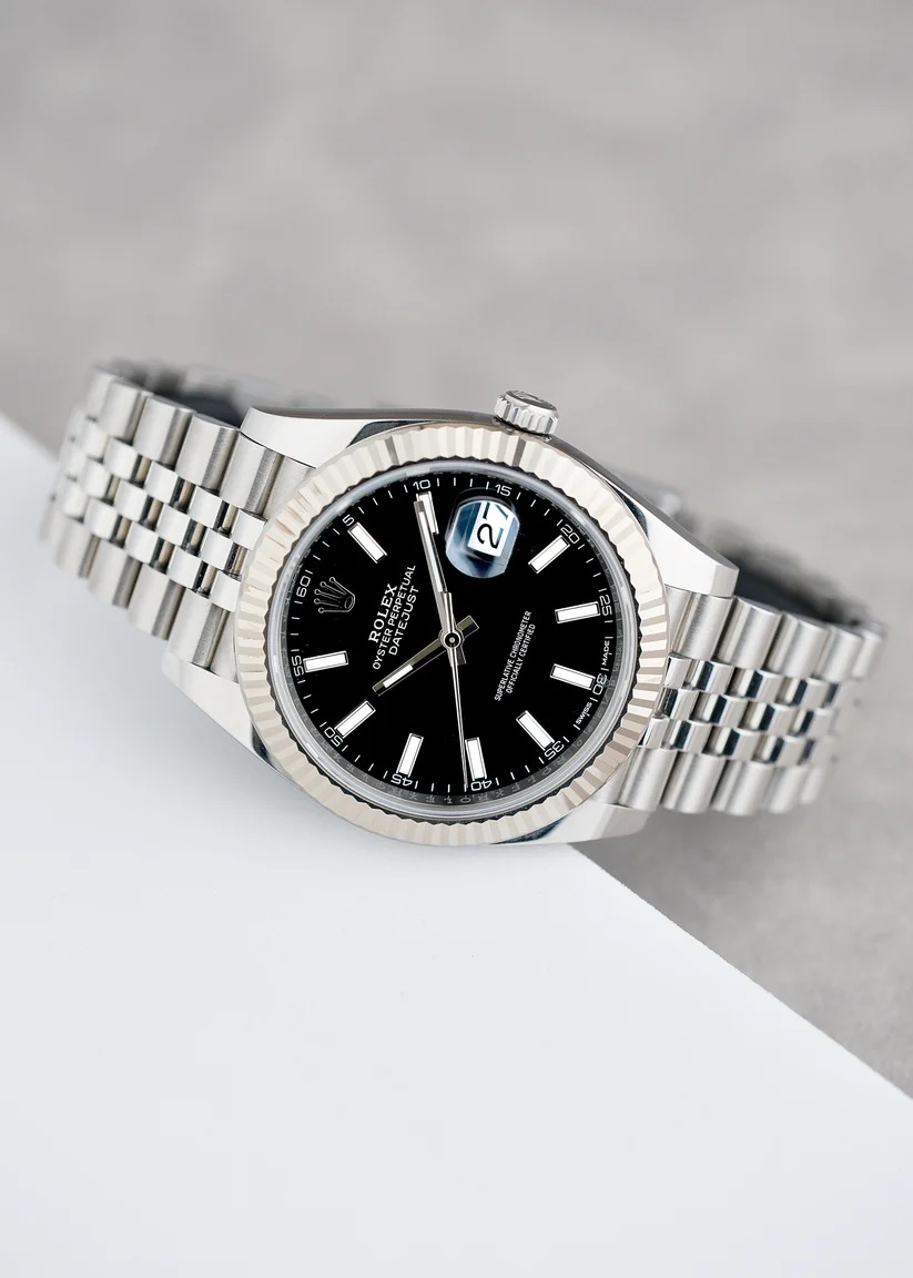 ETA067- Rolex Datejust Black Dial 126334 3235