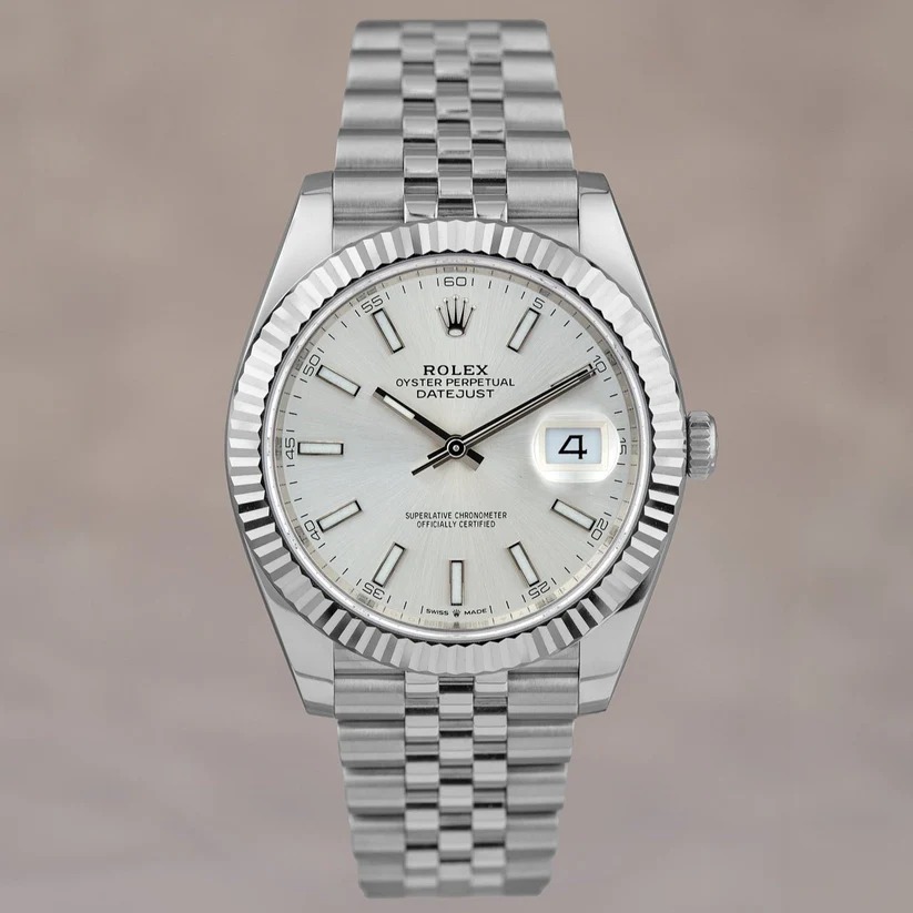 ETA068- Rolex Datejust Silver 126334 3235