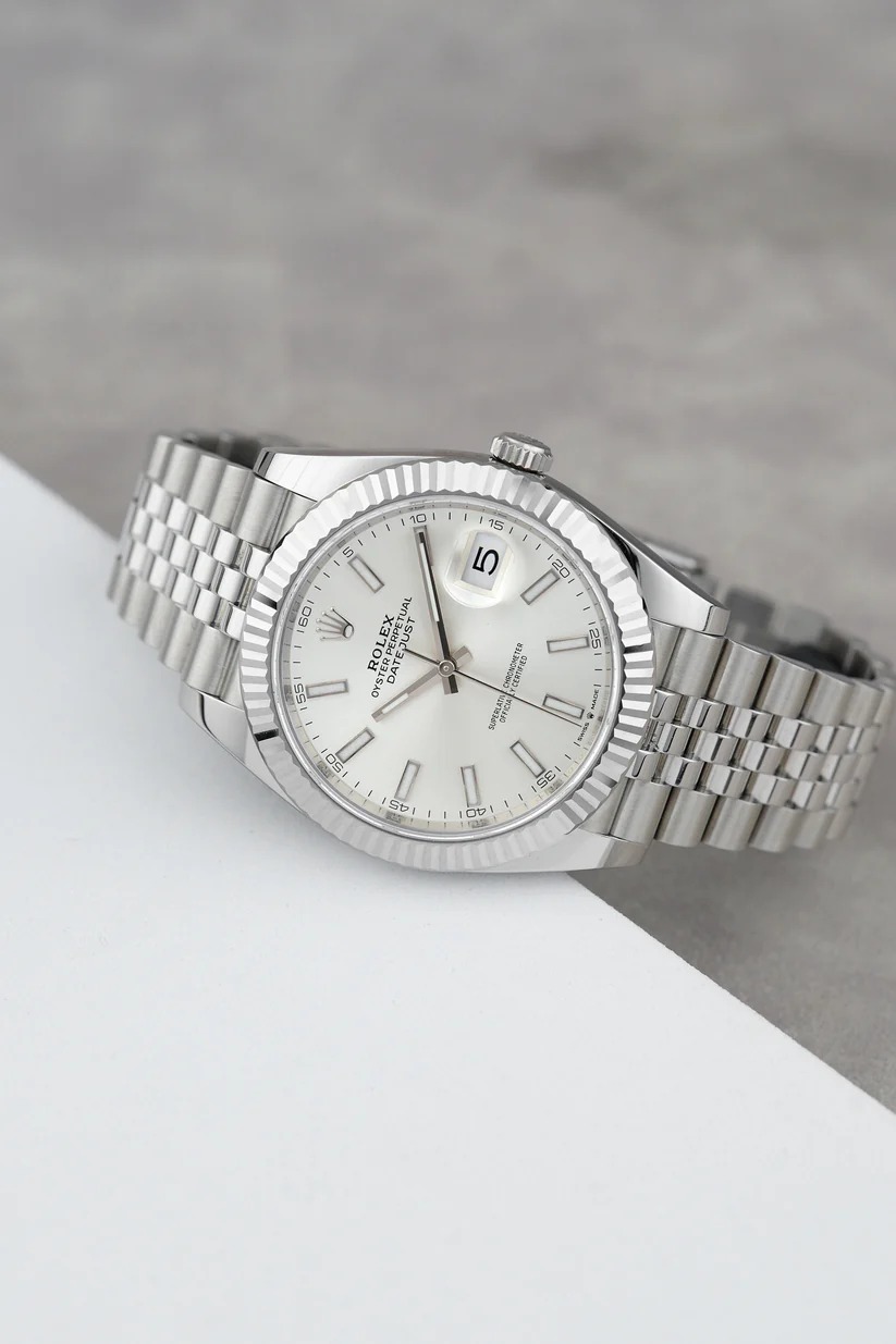 ETA068- Rolex Datejust Silver 126334 3235