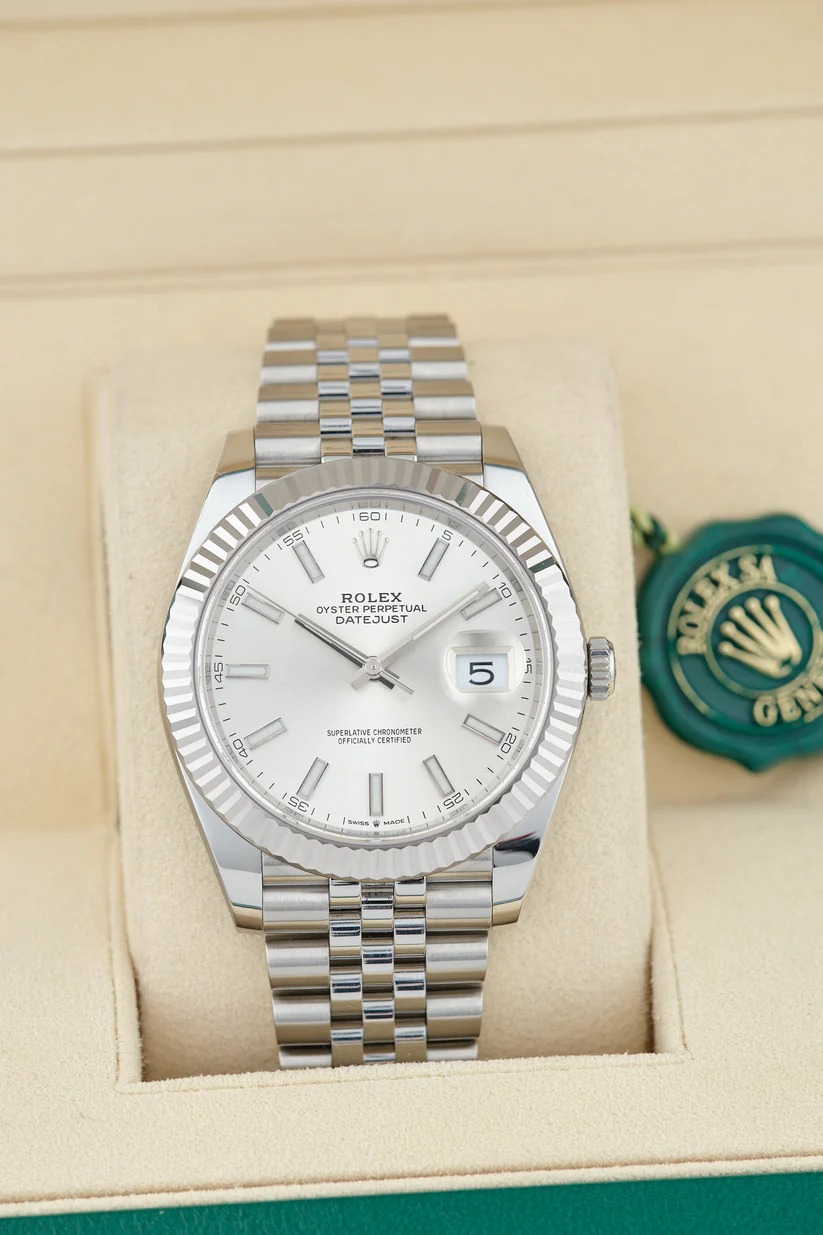 ETA068- Rolex Datejust Silver 126334 3235