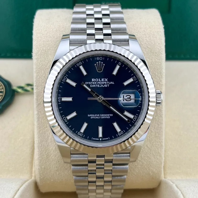 ETA080- Rolex Datejust Blue Dial 126334 3235