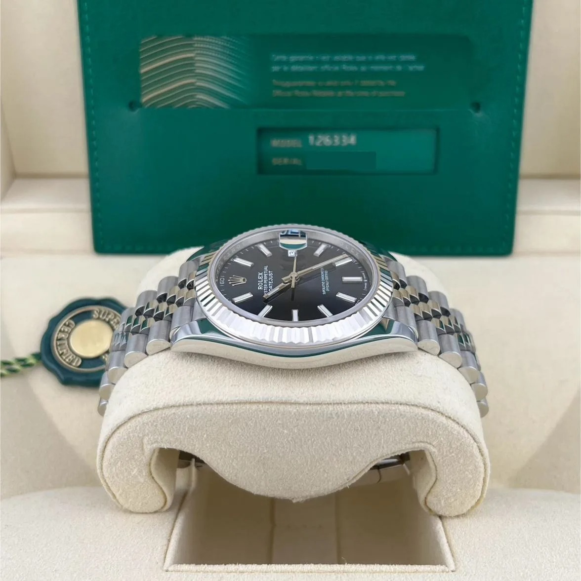 ETA080- Rolex Datejust Blue Dial 126334 3235